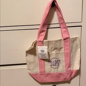 New Trader Joe’s Pink Mini Tote Bag